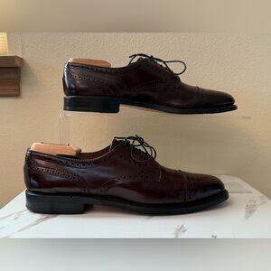 Allen Edmonds Sanford Oxford, Burgundy, Size 9 2A, EUC